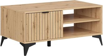 Petits Meubles Mesa de centro de 1 caj&oacute;n wood tablero aglomerado revestido