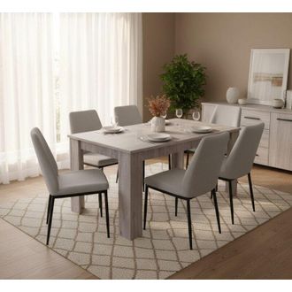 Dmora Tavolo Allungabile - 10 Posti Allungabile, Marrone Rovere, -, 160x88x75h cm Posadas