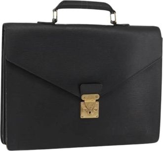 Louis Vuitton Pre-owned Vintage Epi Leather Business Bag - Dames - Vintage Handtas - Zwart - ONE Size - Leer - Vintage