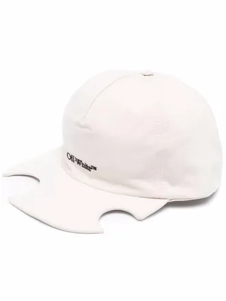 Off-white Cappello da baseball con logo - Toni neutri