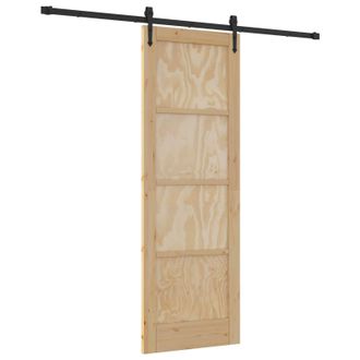 vidaXL Puerta Corredera Orkdal Natural 73,5 X 211 Cm Vidaxl