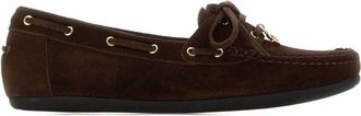 Ferragamo Dark Brown Suede Loafers