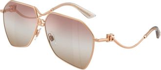 Dolce & Gabbana Dg 2326 Zonnebrillen - Dames - Zonnebrillen - Geel - 62 MM - Accessoires