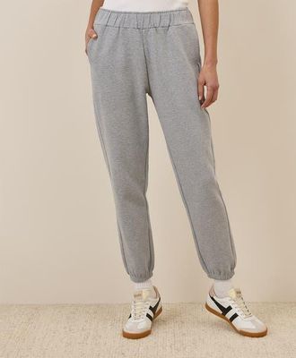 Pact Organic Brushed Fleece Sweatpant in Heather Grey at Nordstrom, Size Xx-Large