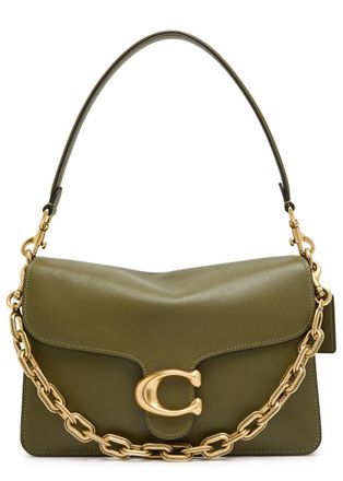 Coach Tabby Leather Shoulder bag - Olive - One Size