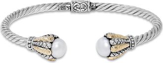 Samuel B. Twisted Cable Bracelet in White at Nordstrom Rack