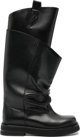 The Attico Passeggiata Combat Boot - female - The Attico - High Boots - Black - 3 1/2 UK - Shoes