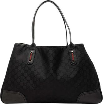 Gucci Pre-owned Princy Tote Bag - Dames - Vintage Shopper - Zwart - ONE Size - Leer - Vintage