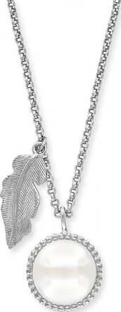 Engelsrufer Womens ERN-GLORY-FEDER Ladies Feather Necklace Silver Sterling - One Size