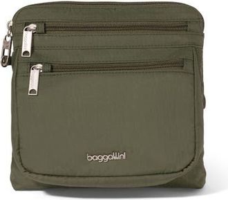 Baggallini Securtex Anti-Theft Crossbody Bag in Thyme at Nordstrom