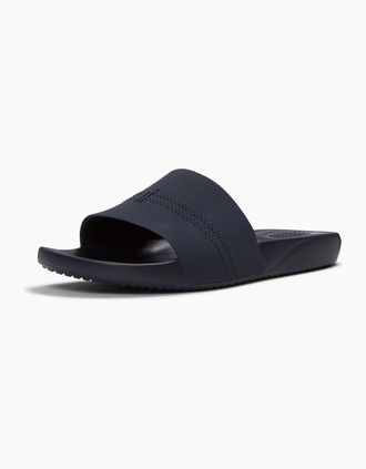 FitFlop Mens Fitflop iQushion Pool Polyurethane Mens Midnight Navy Slides - Size: 10