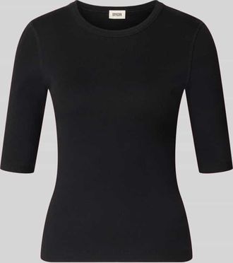 Drykorn Drykorn Regular Fit Longsleeve mit Rundhalsausschnitt Modell Selay in Black, Gr&ouml;&szlig;e XL