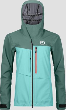 Ortovox 3L Ravine Shell Jas blauw