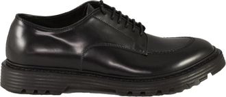 Premiata Schoenen met veters - Heren - Veterschoenen - Zwart - 38 EU - Leer - Schoenen