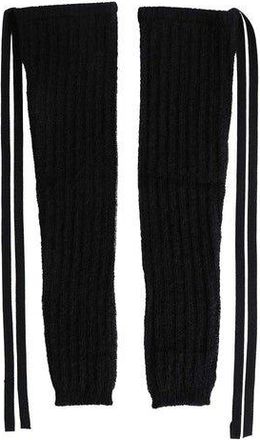 Ann Demeulemeester Mea Knitted Gauntlets (pair) Brushed Mohair Silk k
