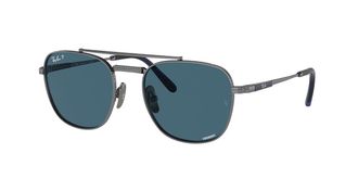 Ray-Ban RB8258 Frank II Titanium Polarized 3142S2 Mens Sunglasses Gunmetal Size 51