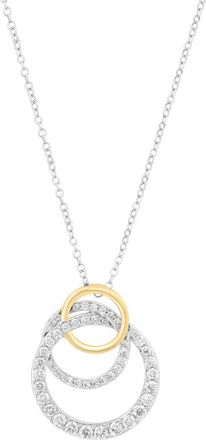 Effy Lab-Grown Diamond Two-Tone Pendant Necklace at Nordstrom Rack, Size 18