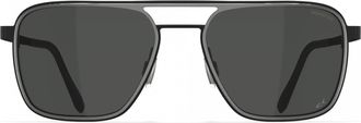 Blackfin Bf868 Rectangular Titanium Sunglasses