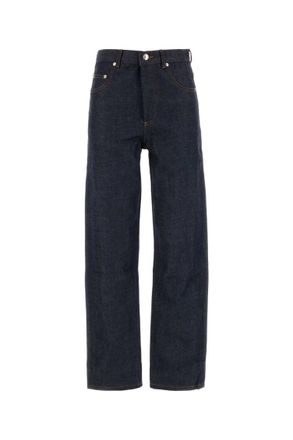 A.P.C. Navy Blue Straight Jeans