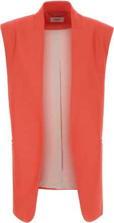Agnona Coral Wool Blend Vest