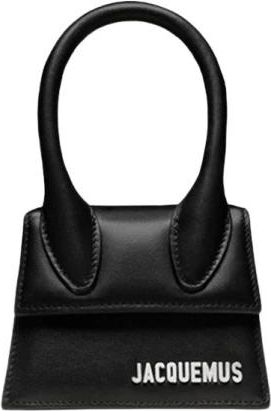 Jacquemus Le Chiquito Homme Leren Tas - Heren - Handtassen - Zwart - ONE Size - Leer - Tassen