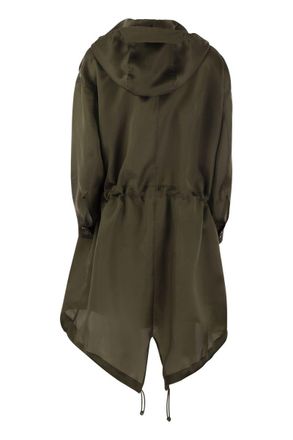Max Mara Tambuto Oversized Organdy Parka