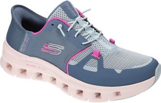 Skechers Womens Glide Step Pro Hands Free Slip Ins, Sltp=slate/Pink, 7 Wide