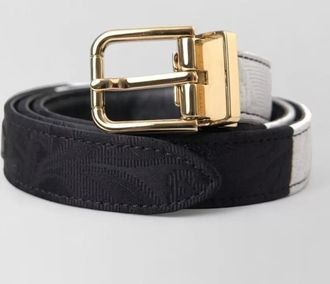 Dolce & Gabbana reversible patchwork belt