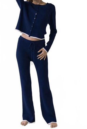Chaser Sailor Joggers In Worn Blue