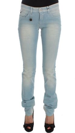 Costume National Cotton Blend Super Slim Fit Womens Jeans