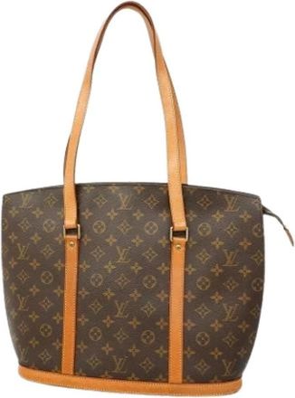 Louis Vuitton Borsa Tote Vintage Pre-owned in Tela - - Pre-owned - Donna - Marrone - ONE SIZE