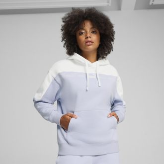 Puma Felpa con cappuccio Around the Block da donna, Abbigliamento, Blu, XXL