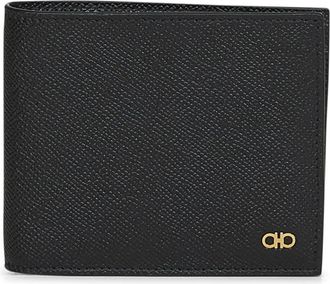 Ferragamo Classic Black Leather Bifold Wallet - male - Ferragamo - Wallets & Cardholders - Black - ONE SIZE - Accessories