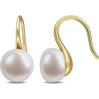 Delmar Cultured Freshwater Pearl Drop Earrings in White/pearl at Nordstrom Rack
