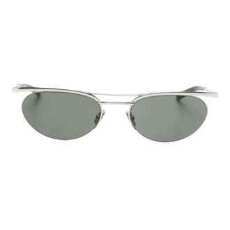 Saint Laurent Sunglasses, female, Gray, Size: ONE SIZE Saint Laurent Sunglasses Silver