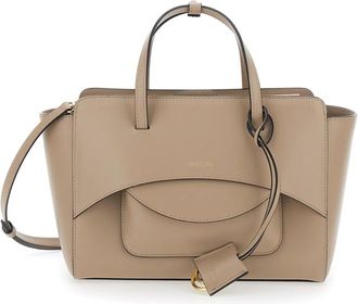 Hidesins Tote Bag - Dames - Shoppers - Beige - ONE Size - Leer - Tassen