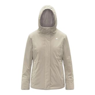 K-Way K-Way, Light Jackets, female, Beige, Size: 2XL Lil Soft Touch Marmotta Jacket