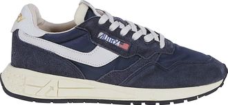 Autry Reelwind Low Nylon Leather Sneakers