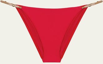 Vix Solid Layla Detail Full Bikini Bottoms