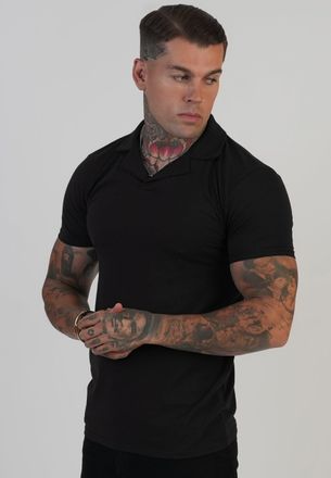Siksilk Mens Black Revere Polo XXL