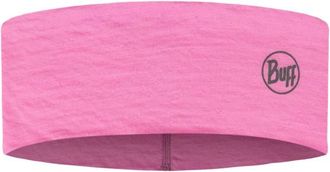 Buff Merino Lightweight Headband Stirnband - Unisex | rosa