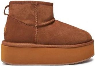 Emu Waterbestendige enkellaarzen- zacht en comfortabel - Dames - Winterlaarzen - Bruin - 36 EU - Schoenen