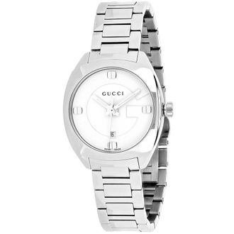 Gucci Classic Quartz Silver Dial Ladies Watch YA142502