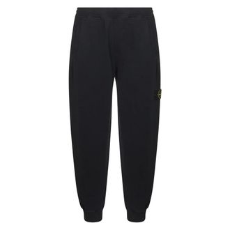 Stone Island Sweatpants, male, Black, Size: S Cotton Jogger Pants