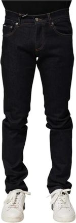 Dolce & Gabbana Slim Fit Denim Jeans - Heren - Slim Fit Jeans - Zwart - XS - Denim - Jeans