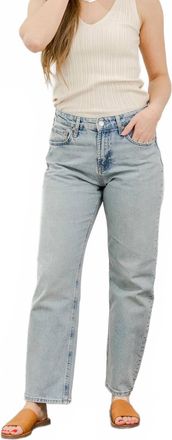 Mavi Savannah Straight Jean In Light Blue