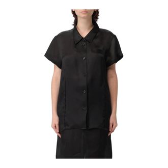 Khaite Dames, Blouses & Shirts, Zwart, Maat: M Zijde