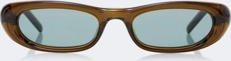 Saint Laurent SL 557 Shade Plump cat-eye sunglasses