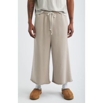 Elwood Cut Off Sweatpants in Tan at Nordstrom, Size Xx-Large
