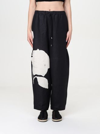 Liviana Conti Pantalone Liviana Conti in misto lino con stampa floreale